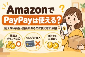 AmazonでPayPayは使える？使えない商品・残高があるのに使えない原因