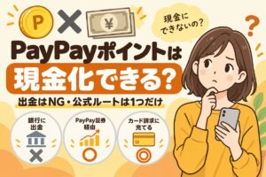 PayPayポイントは現金化できる？出金はNG・公式ルートは1つだけ