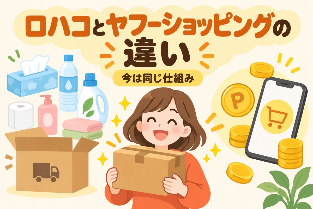 ロハコとヤフーショッピングの違い|Yahoo!店は統合済みで今は同じ仕組み