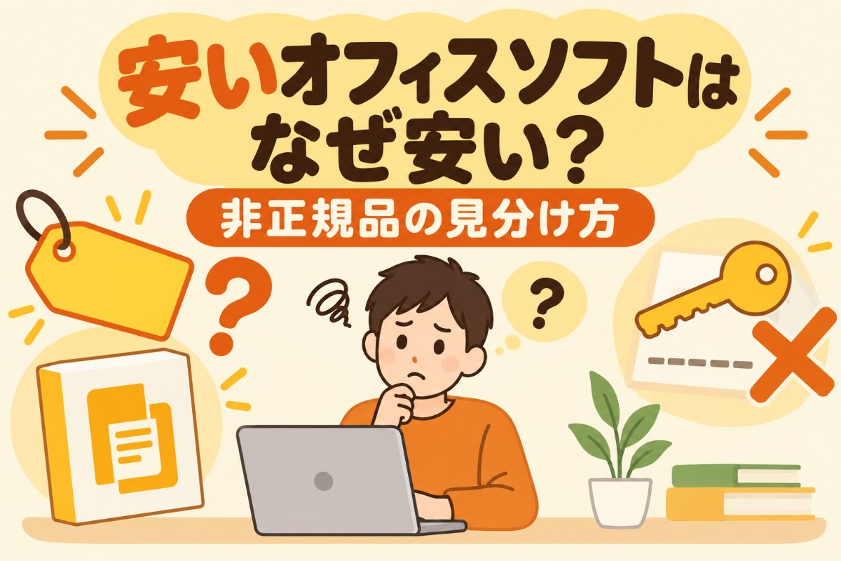 ヤフーショッピングのOfficeが安い理由|非正規品の見分け方と正規品販売店