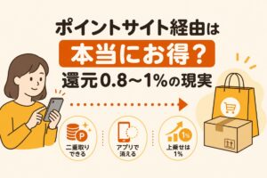 ヤフーショッピングはポイントサイト経由がお得か 還元0.8〜1%の現実
