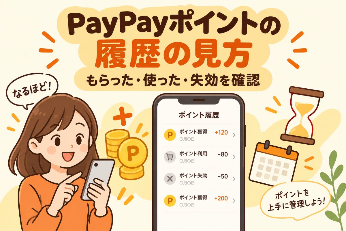 PayPayポイントの履歴の見方|もらった・使った・失効を確認する場所