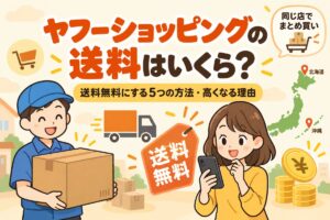 ヤフーショッピングの送料はいくら？送料無料にする5つの方法・高くなる理由