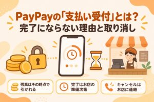 PayPayの「支払い受付」とは？完了にならない理由と取り消し